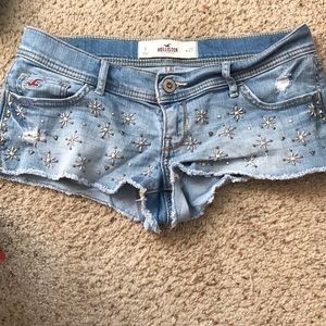 Hollister jean shorts